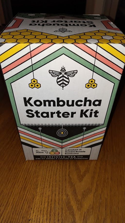 Craft A Brew - Kombucha Deluxe Starter Kit - For Home Brewing - Includes Kombucha Kit and SCOBY, plus 8 16oz Reusable Kombucha Bottles, Stainless Funnel and Strainer, and PH test Strips customer photo 1