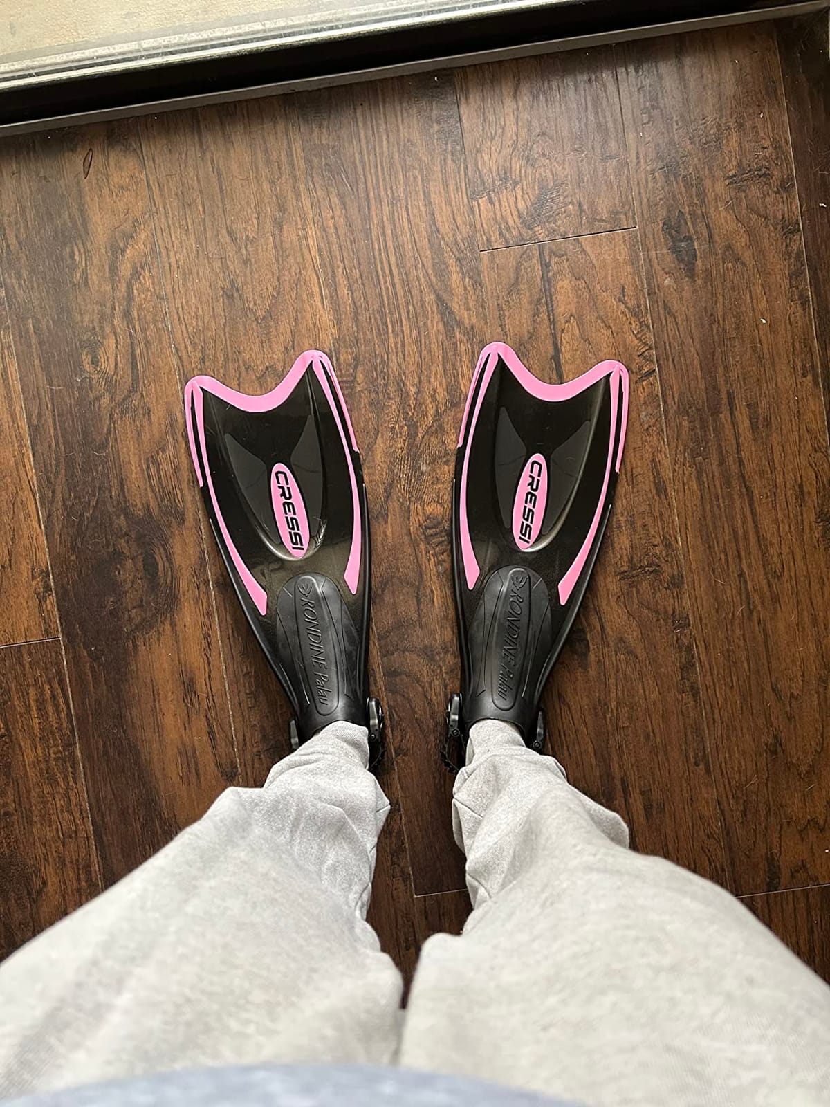 Cressi Snorkeling Fins, Palau, Adjustable Open Heel, Travel Fins for Adults customer photo 1