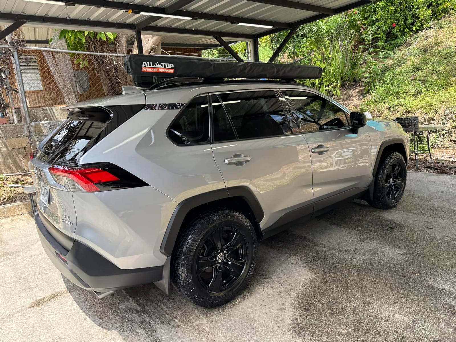 ALL-TOP Vehicle Awning 6.6'x8.2' Roof Rack Pull-Out Sun Shade UV50+, Weatherproof 4x4 Side Awning for Camping & Overland (Hardware Included) customer photo 1