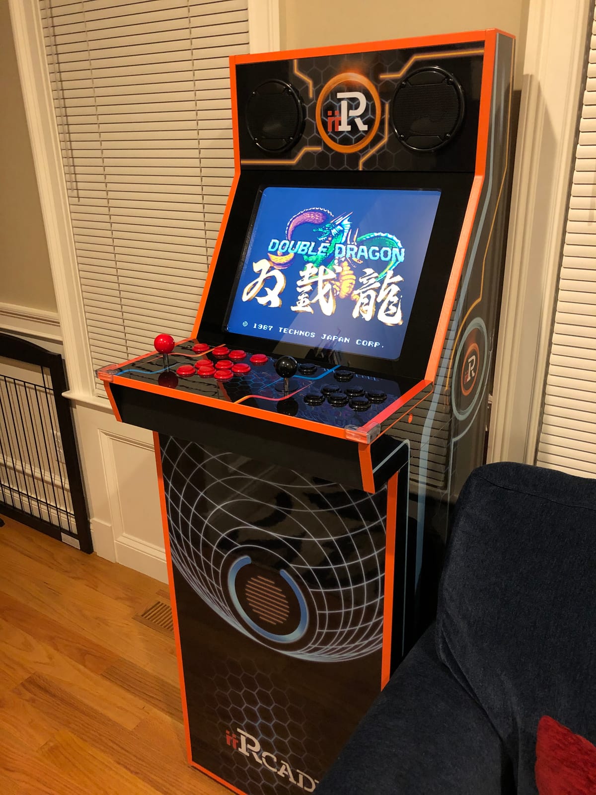 Premium Bartop Arcade Console Original Design 64GB Memory w/Expandable Game Library Wifi, Bluetooth, Sanwa-like Controls. Pre-Loaded With 11 Games Including Dragon's Lair, Beach Buggy Racing and more! customer photo 2