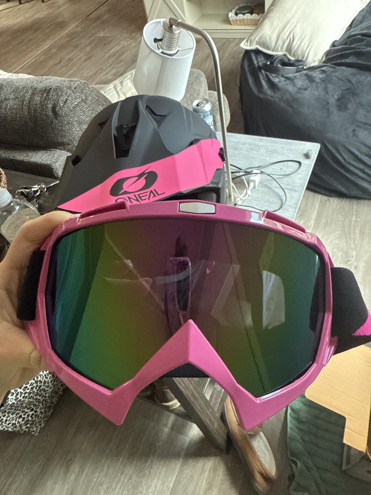 KEMIMOTO Dirt Bike Goggles - Motocross & ATV/UTV Goggles with Anti UV Protection customer photo 2