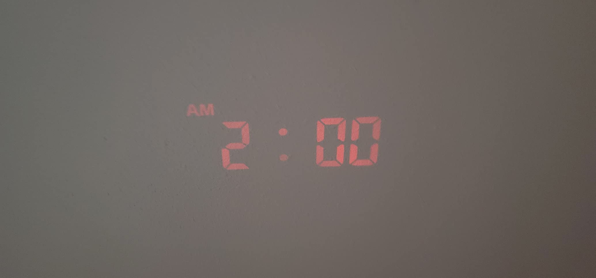 Braun Digital Projection Alarm Clock with 4 Backlight Options, Negative LCD Display, Quick Set, Beep Alarm in White, Model BC15W customer photo 2