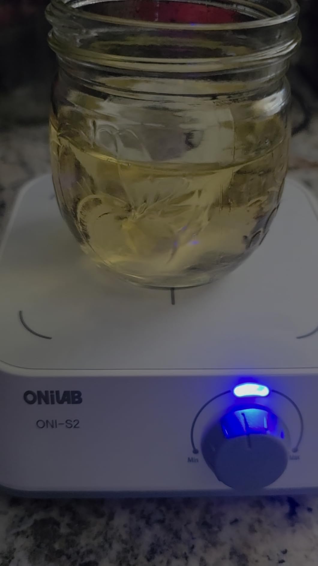 ONiLAB Magnetic Stirrer with 4PCS Stir Bars,Magnetic Mixer with Stirring Capacity 3000ml (No Heating) customer photo 2