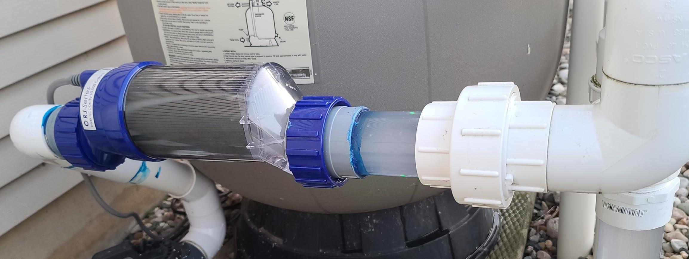 CircuPool RJ60+ Complete Salt Water Chlorination System for Swimming Pools | Titanium Cell & 7 Year Manufacturer Warranty | No DIY Install Penalty customer photo 1