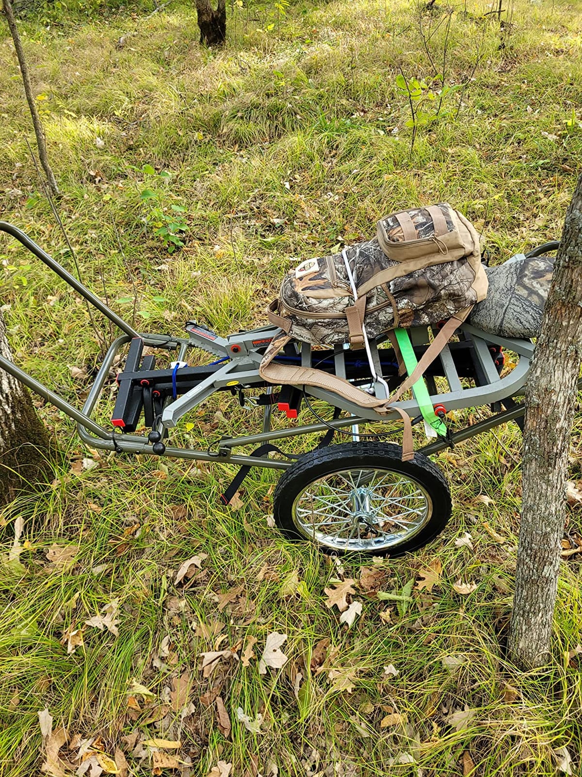 Deer Hunting Folding Game Cart 500 lb Capacity, 16