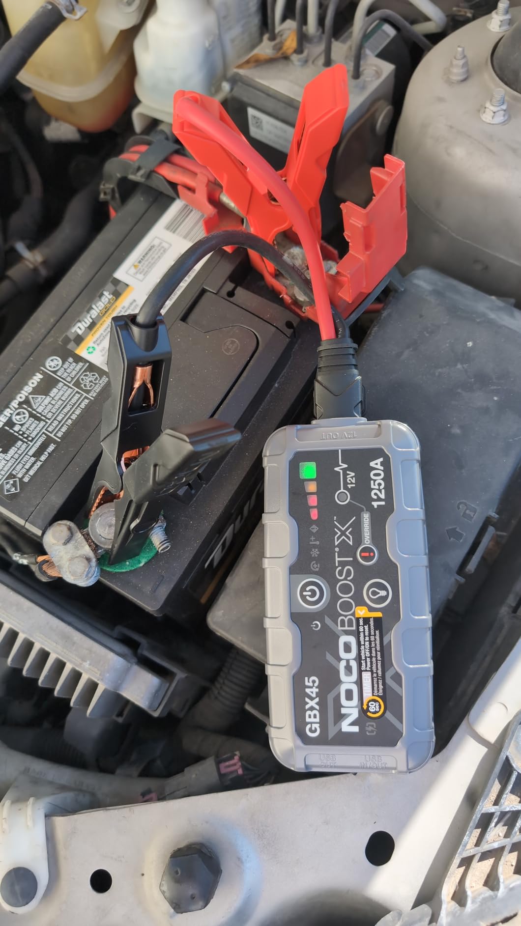 NOCO Boost X GBX45: 1250A UltraSafe Jump Starter - 12V Lithium Battery Booster Pack, Portable Jump Box, Power Bank & Jumper Cables - for 6.5L Gas and 4.0L Diesel Engines customer photo 1