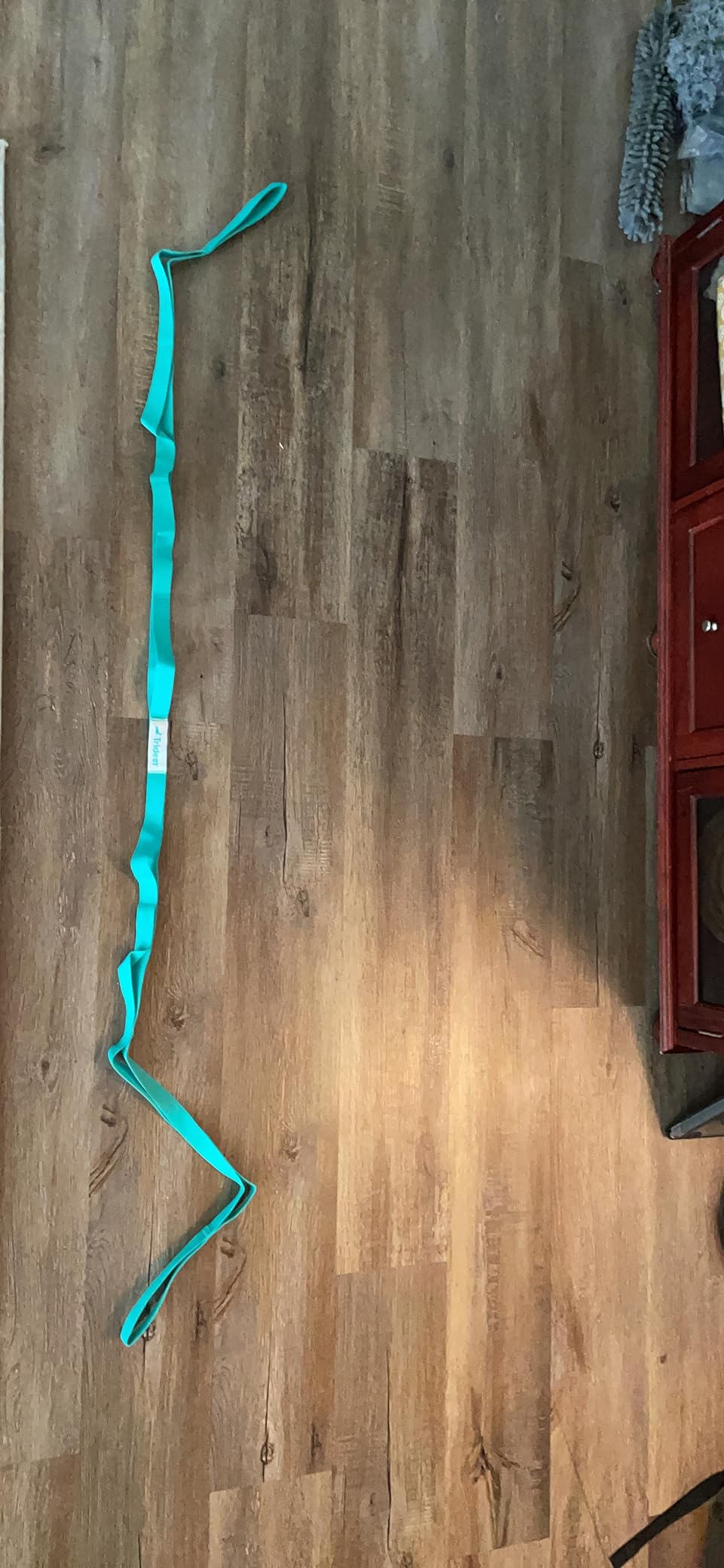 Trideer Stretching Strap with Loops & Leg Lifter, Non-Elastic PT Strap customer photo 1