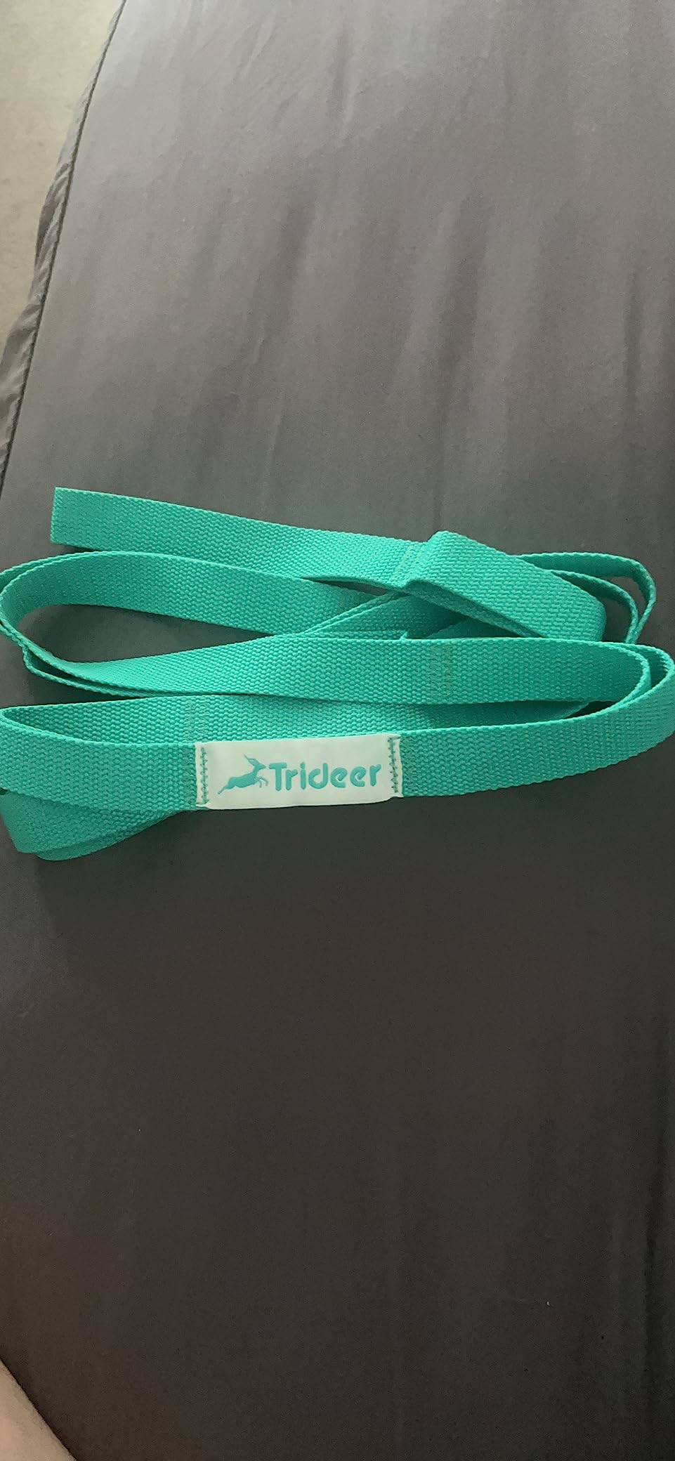 Trideer Stretching Strap with Loops & Leg Lifter, Non-Elastic PT Strap customer photo 2