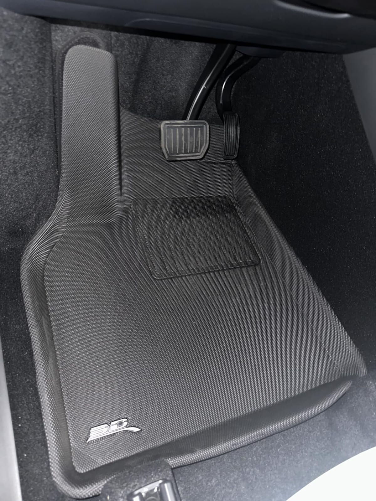 3D MAXpider Custom Fit Kagu Floor Mat (Black) Compatible with Tesla Model Y 5-Seat 2021-2025 - Full Set customer photo 1