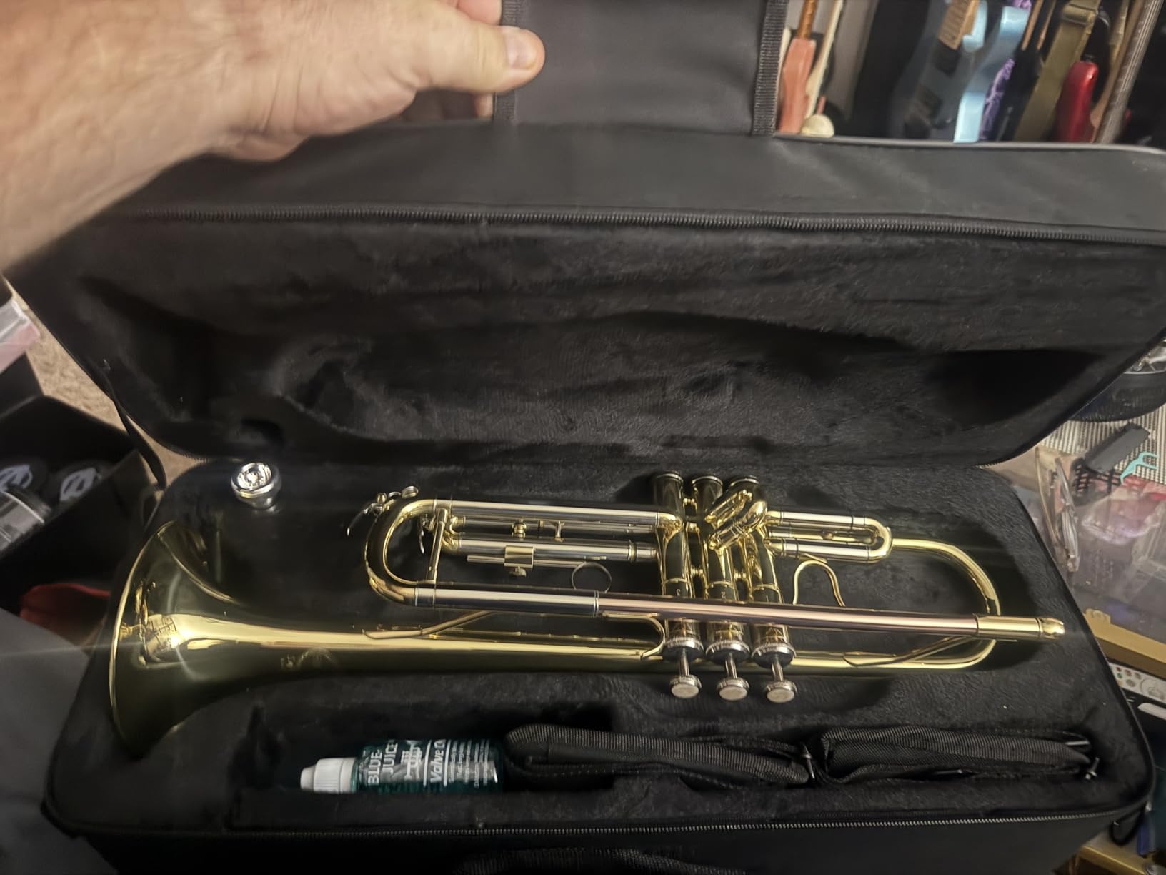 Herche Superior Bb Trumpet M1 | Professional Instruments for all levels, MONEL VALVES, Rosebrass/Nickel-Silver/Gold, Solid Feel and Sound customer photo 2