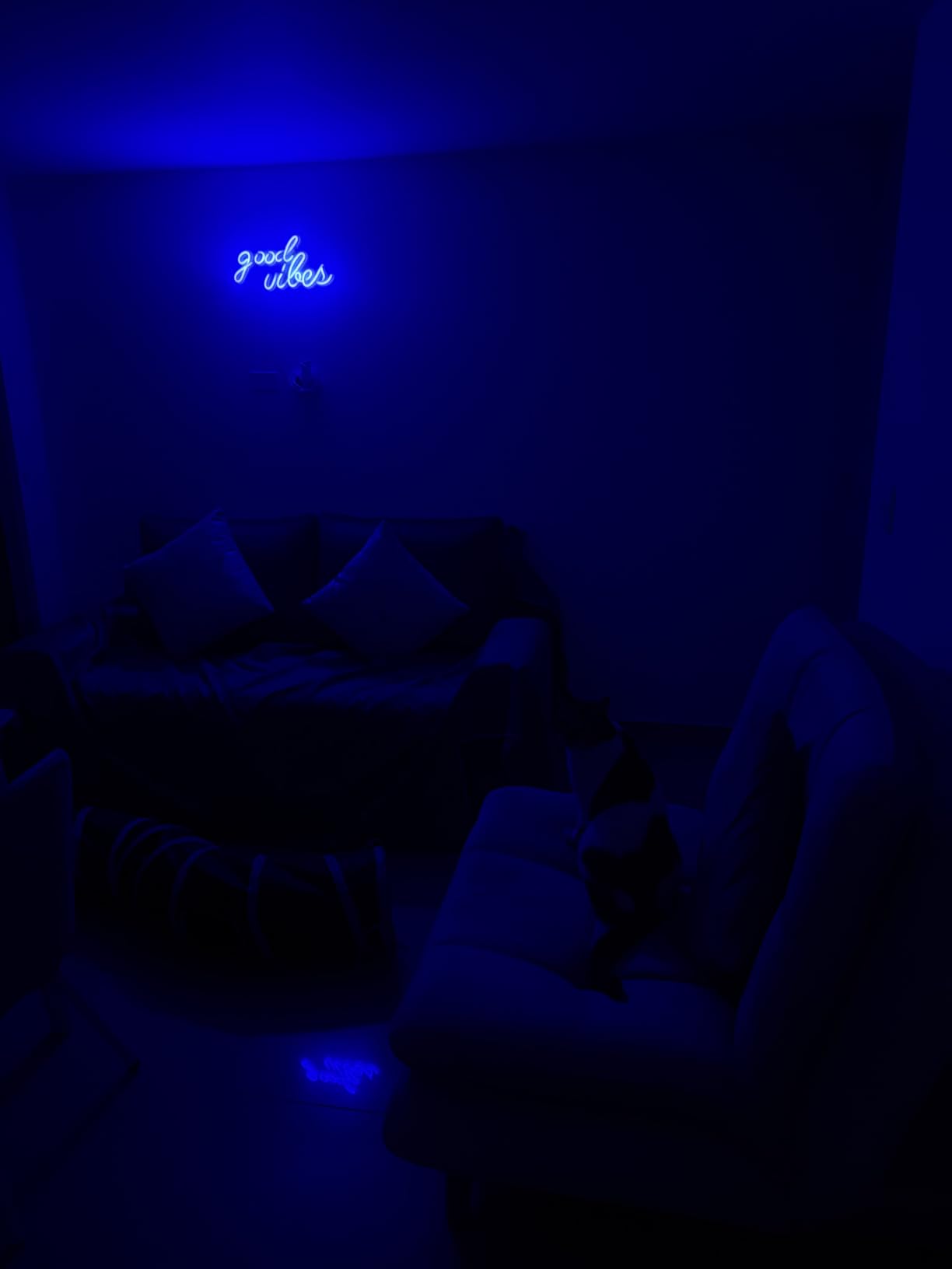 Olekki Pink Good Vibes Neon Sign - Neon Lights for Bedroom, LED Neon Signs for Wall Decor (16.1 x 8.3 inch) customer photo 1