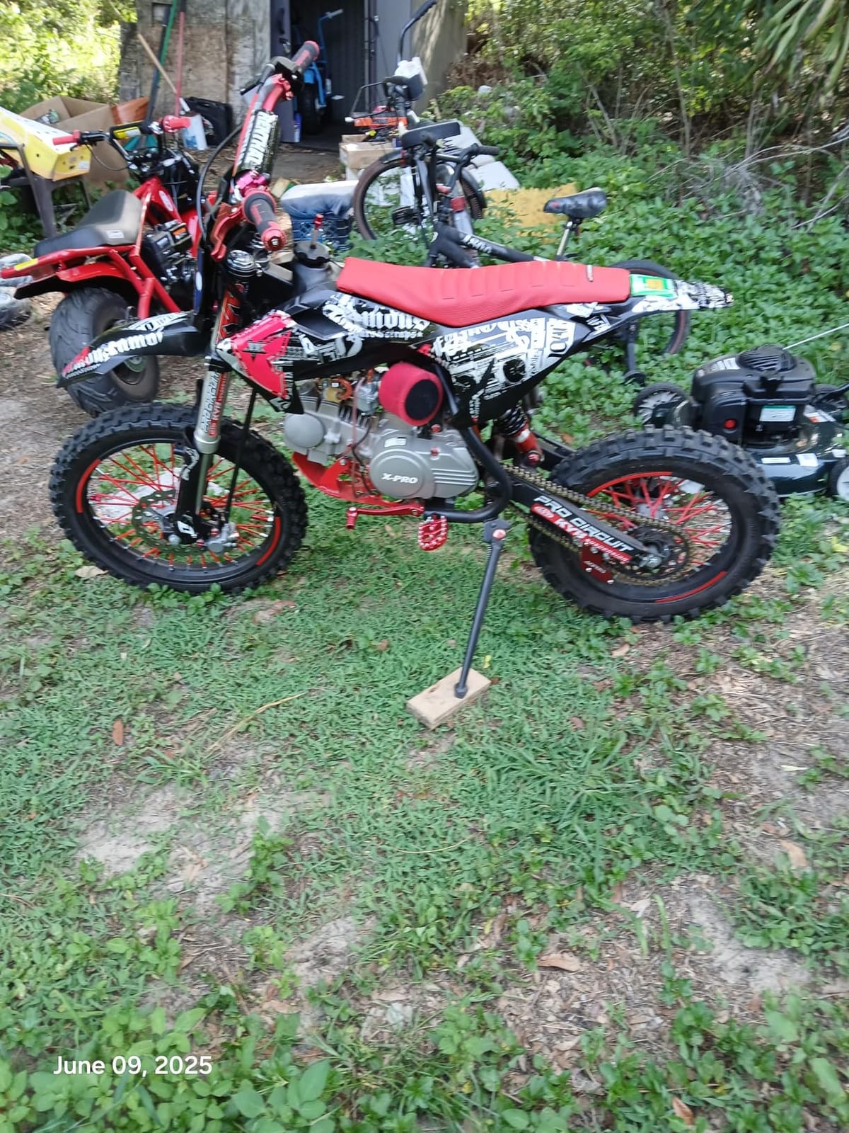 Decals Plastics Fairing Stickers Graphics CRF50 XR50 SSR SDG DHZ Thumpstar Pit Dirt Bike customer photo 1