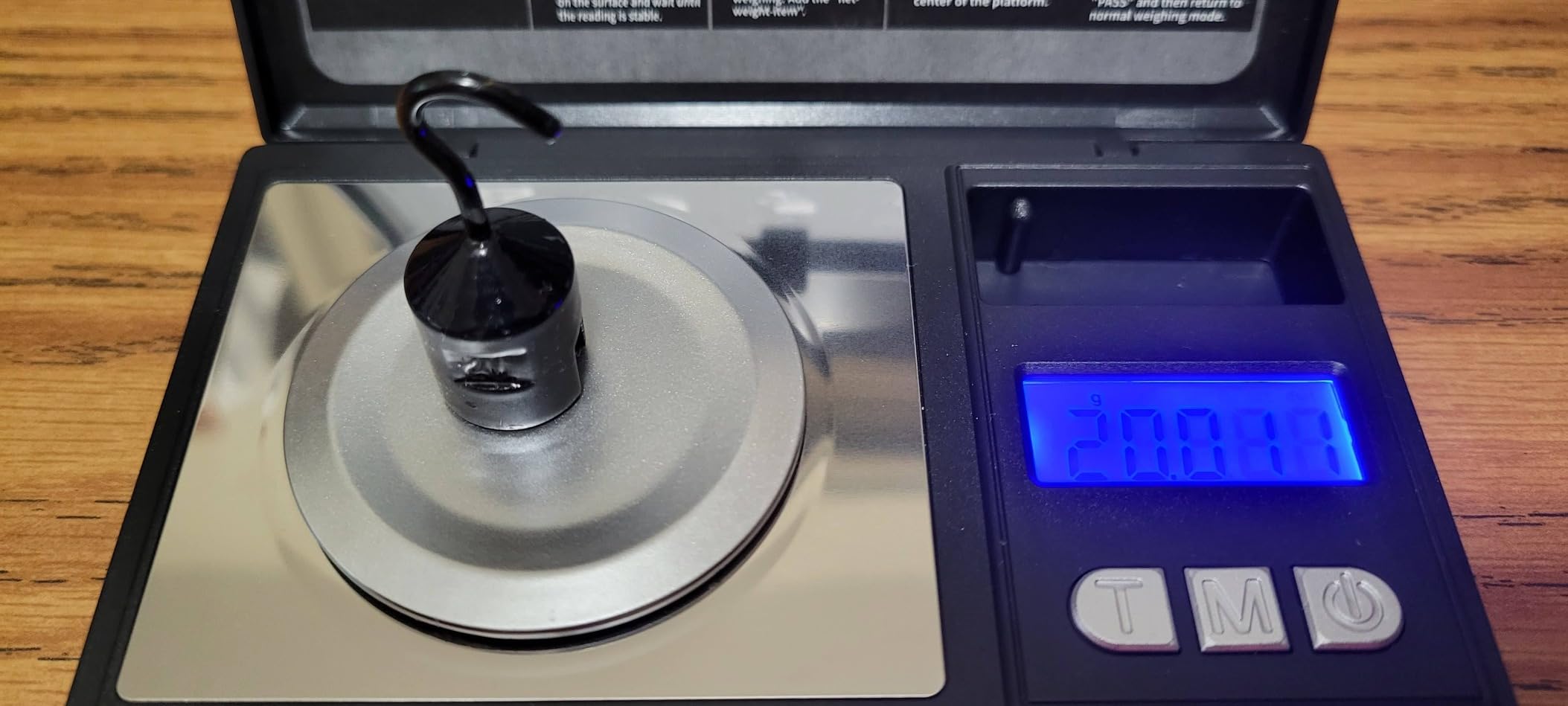 THINKSCALE Milligram Scale 50g x 0.001g, Powder Scale for Reloading Gold | Mg Scale for Powder & Reloading, 50g Calibration Weight, Scoop, Pan, Tweezers, Tare, LCD Display customer photo 1