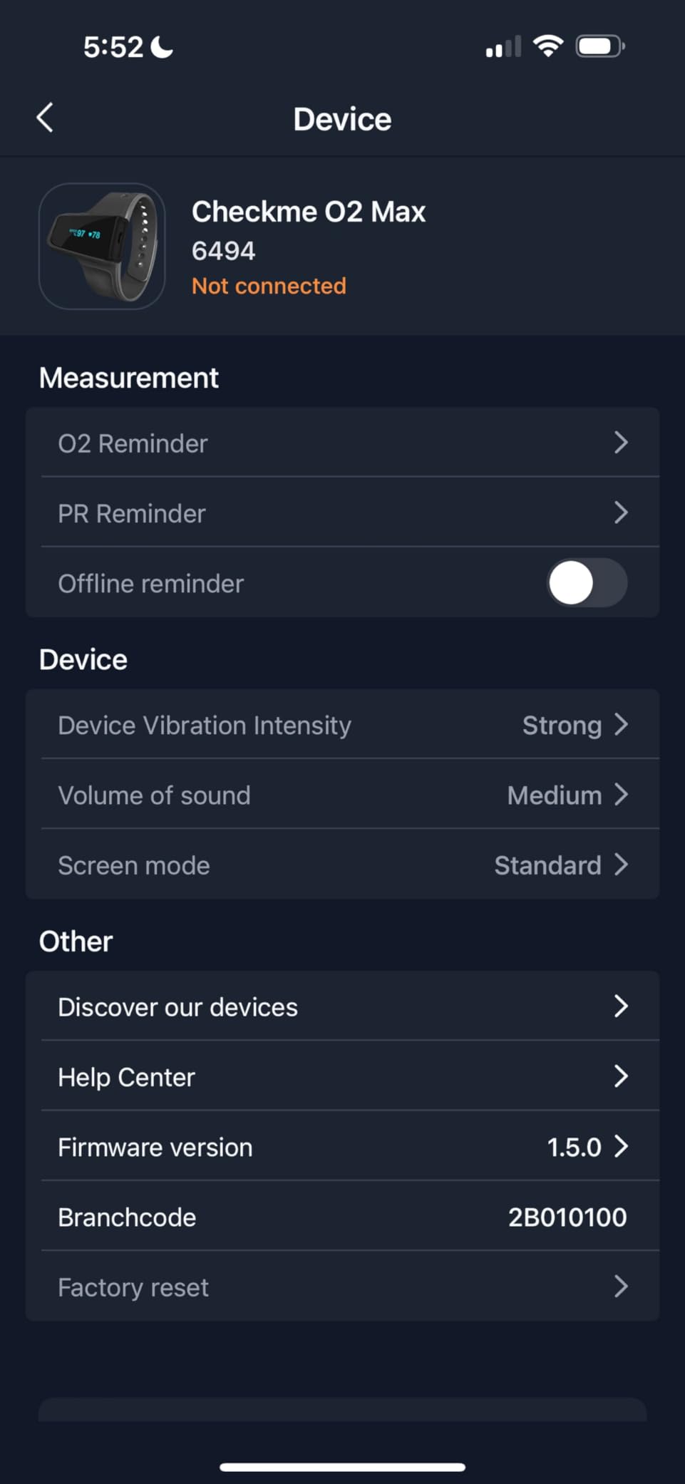 Wellue O2 Pulse Oximeter with Smart Reminder | Blood Oxygen Saturation Monitor for SpO2 and Heart Rate Tracking Continuously, Bluetooth Finger Ring with Free APP &PC Report, Style 1 customer photo 1