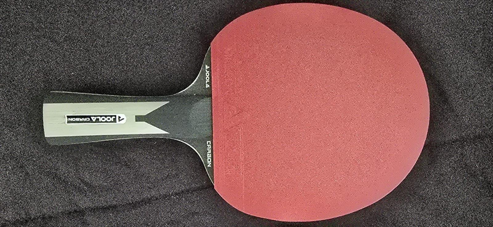 JOOLA Carbon X Pro Performance Ping Pong Paddle - Ergonomic Grip Handle & Pro Friction Technology - ITTF Approved - Ping Pong Racket for Advanced Control & Speed - Table Tennis Racket - Red customer photo 1
