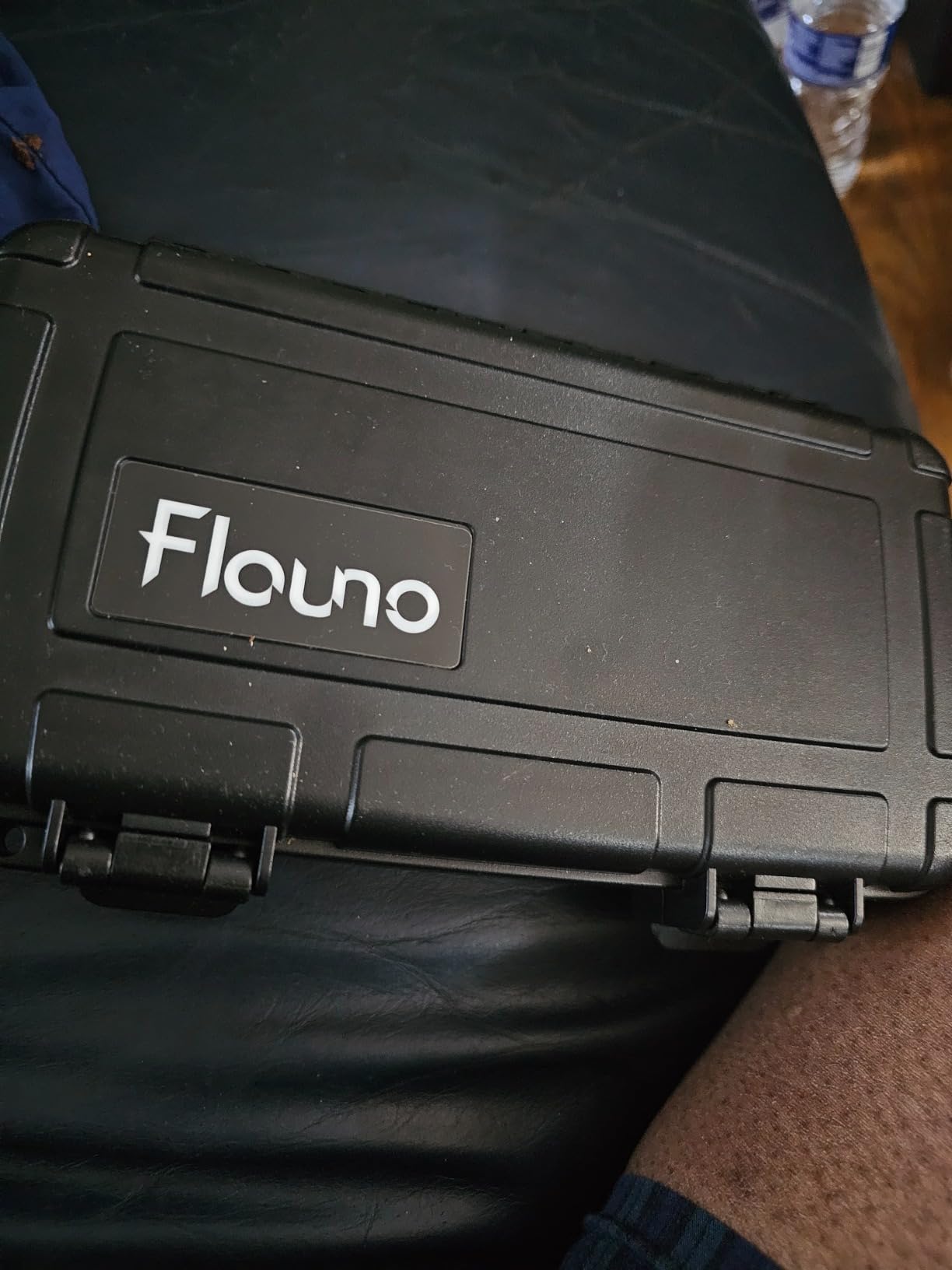 Flauno Travel Cigar Humidor Case - Portable Cigar Box with Humidifier Disc & Cigar Cutter | Waterproof | Crushproof | Airtight | Durable (Holds up to 5 Cigars) customer photo 2