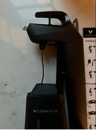Coravin Timeless Six Plus Wine Preservation System - By-the-Glass Wine Saver - With 3 Pure Argon Gas Capsules, 6 Screw Caps & Wine Aerator - Piano Black customer photo 2