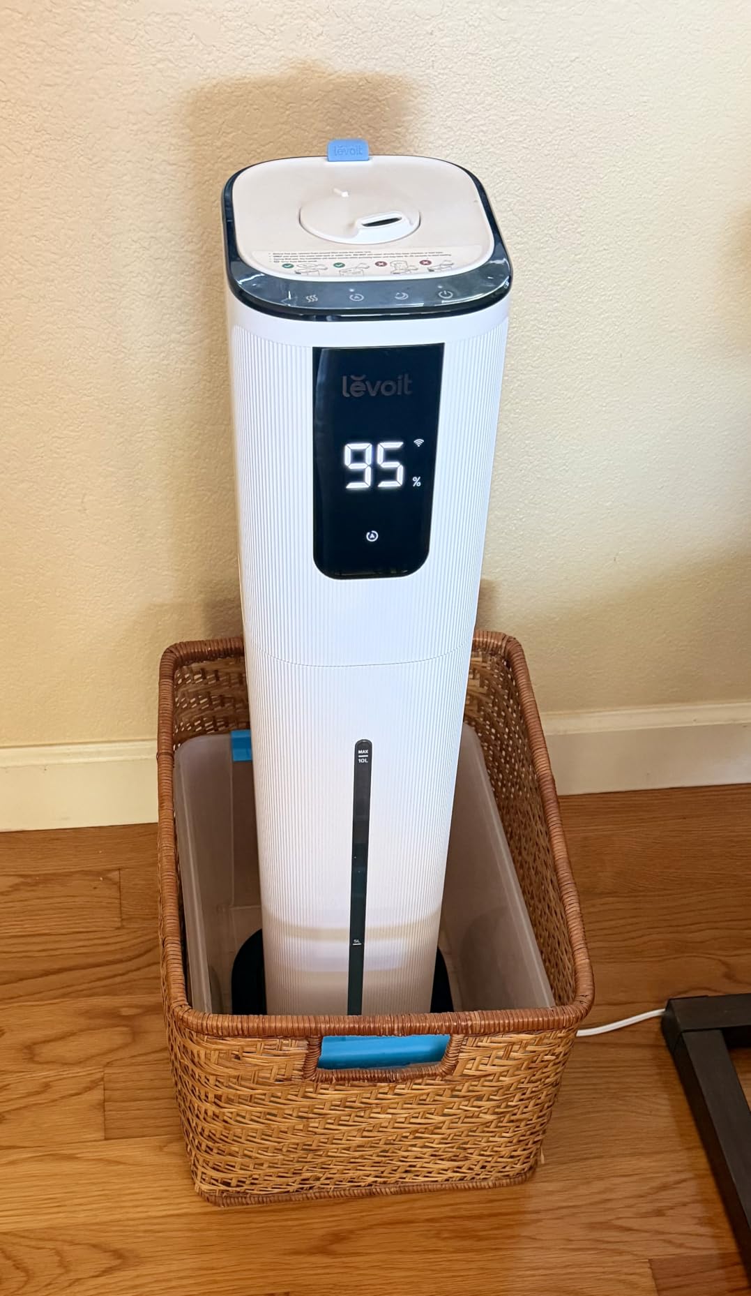 LEVOIT LV600S Smart Warm and Cool Mist Humidifiers for Home Bedroom Large Room, (6L) 753ft² Coverage, Quickly & Evenly Humidify Whole House, Easy Top Fill, App & Voice Control - Quiet Sleep Mode customer photo 2