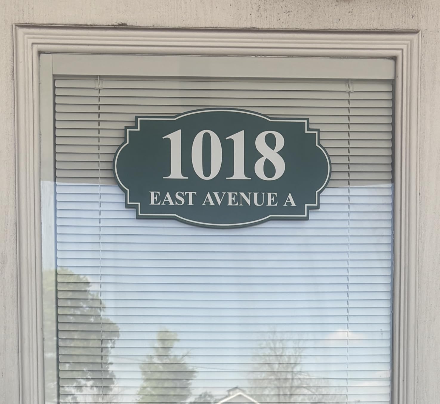 House Address Sign, House Address Plaque, Indoor/Outdoor Use, 7x12 Inch, 22 Colors, Reflective Option, USA Made by My Sign Center (Victorian) customer photo 1