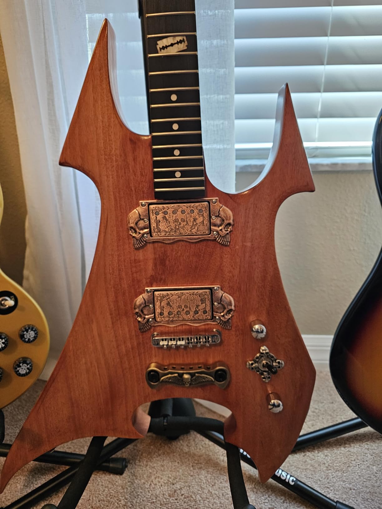 Leo Jaymz DIY Electric Guitar Kits with Mahogany Body and Maple Neck - Laurel Wood Fingerboard and All Components Included (BC) customer photo 1