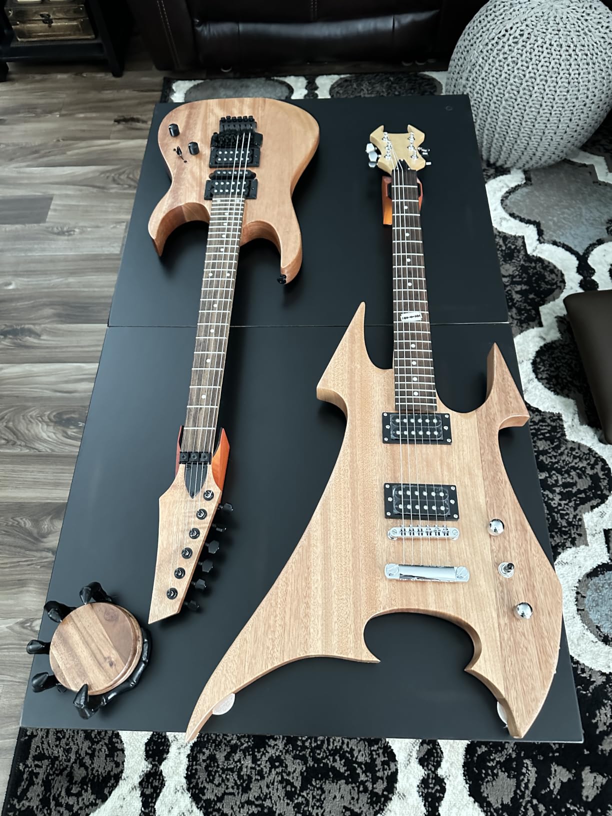 Leo Jaymz DIY Electric Guitar Kits with Mahogany Body and Maple Neck - Laurel Wood Fingerboard and All Components Included (BC) customer photo 2