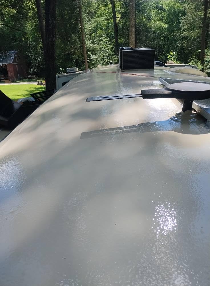 RVLOVENT 12V RV Roof Fan Vent 14'' 10 Speed Reversible Manual Lift (NO REMOTE) customer photo 1