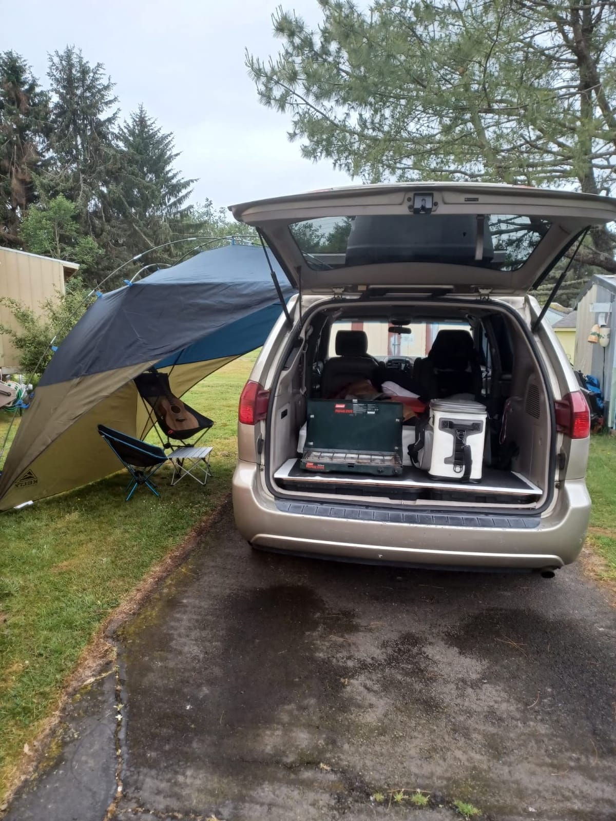 Kelty Sideroads Awning Shelter for Car Camping, Tailgating, and Summer Beach Trips, Protection from Elements and UV, Universal Mount, Sturdy Steel Frame, Easy Setup customer photo 2