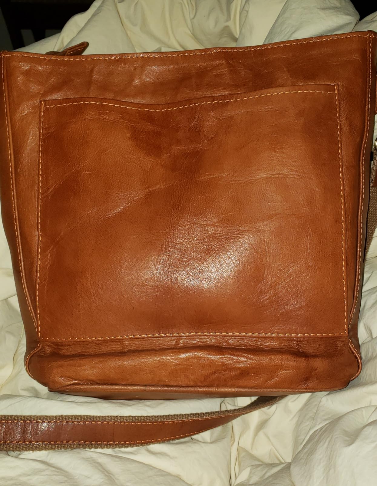 BERLINER BAGS Genuine Leather Crossbody Purses For Women Siena | Leather Crossbody Bags For Women, Detachable Pouch, Zippered Pocket, Fits iPad/Tablet, Phone Pocket, Pen Loops, Key Carabiner customer photo 2