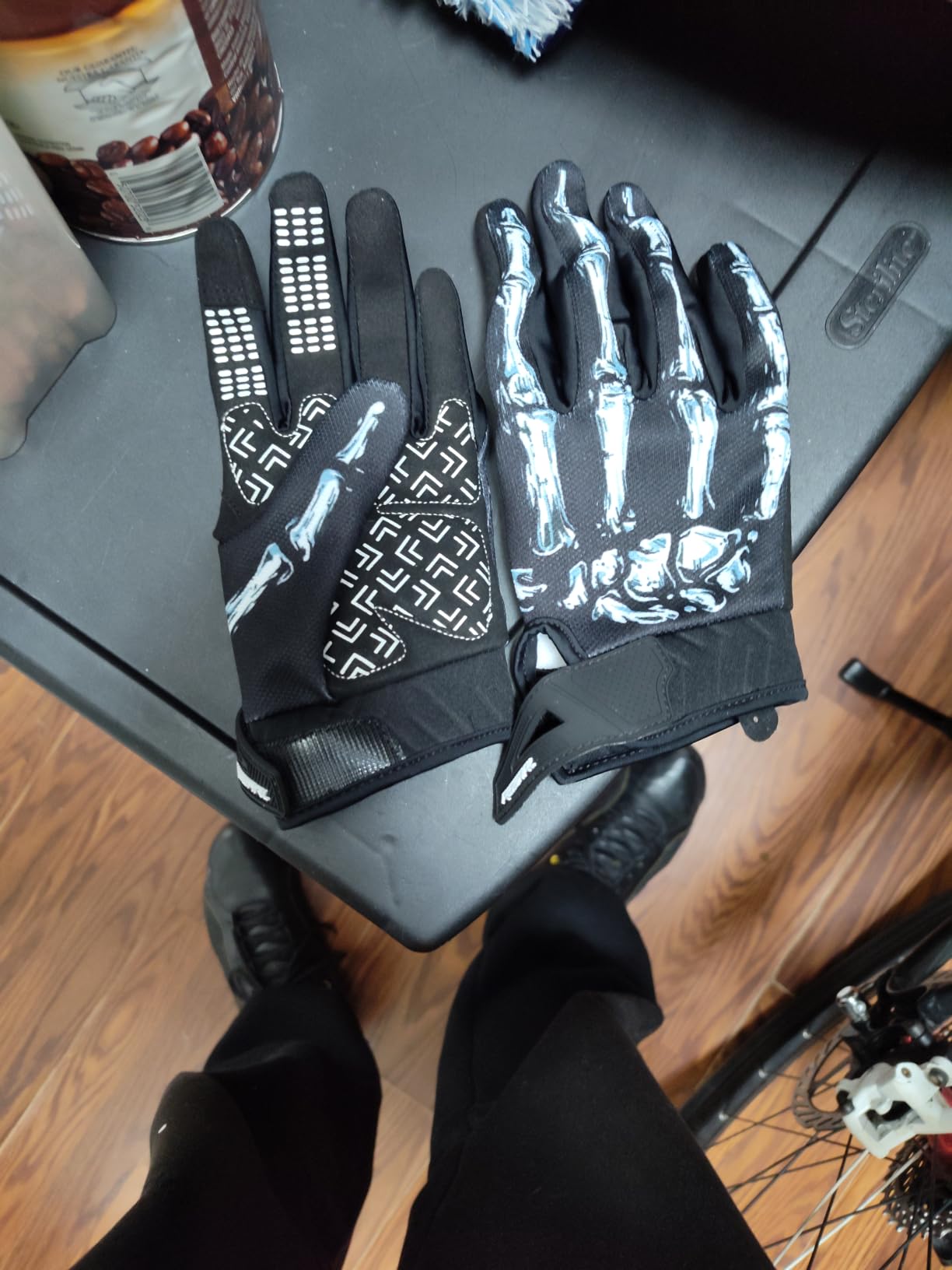 RIGWARL Motorcycle Gloves for Men Women Touchscreen, Lightweight Dirt Bike Glove Non-Slip, Skeleton Motorcycle Riding Glove customer photo 2