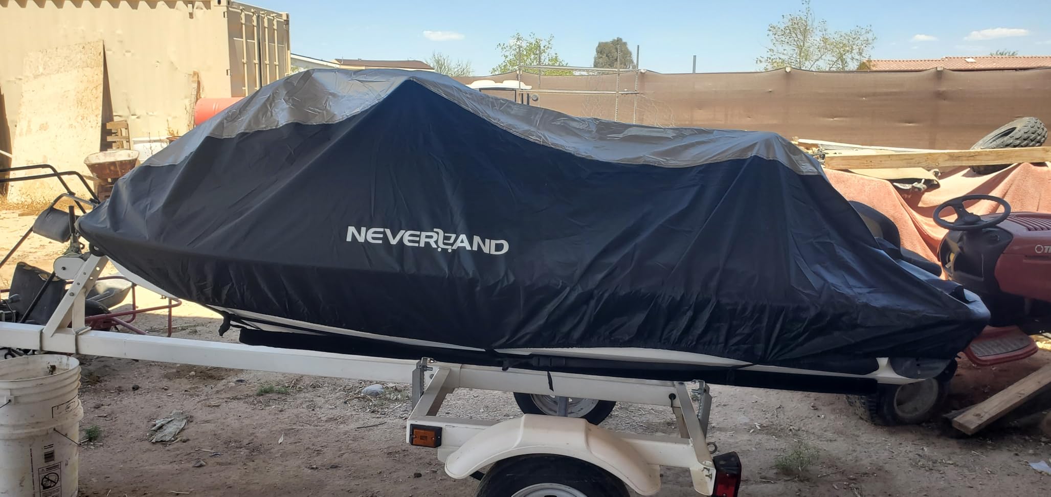 Jet Ski Cover Jetski Cover Compatible with Yamaha Seadoo, Trailerable Jet Ski Covers 2 3 Seater UV Resistant Waterproof Heavy Duty Jetski Covers with 2 Air Vents Suitable for PWC Lengths 115'' to 120