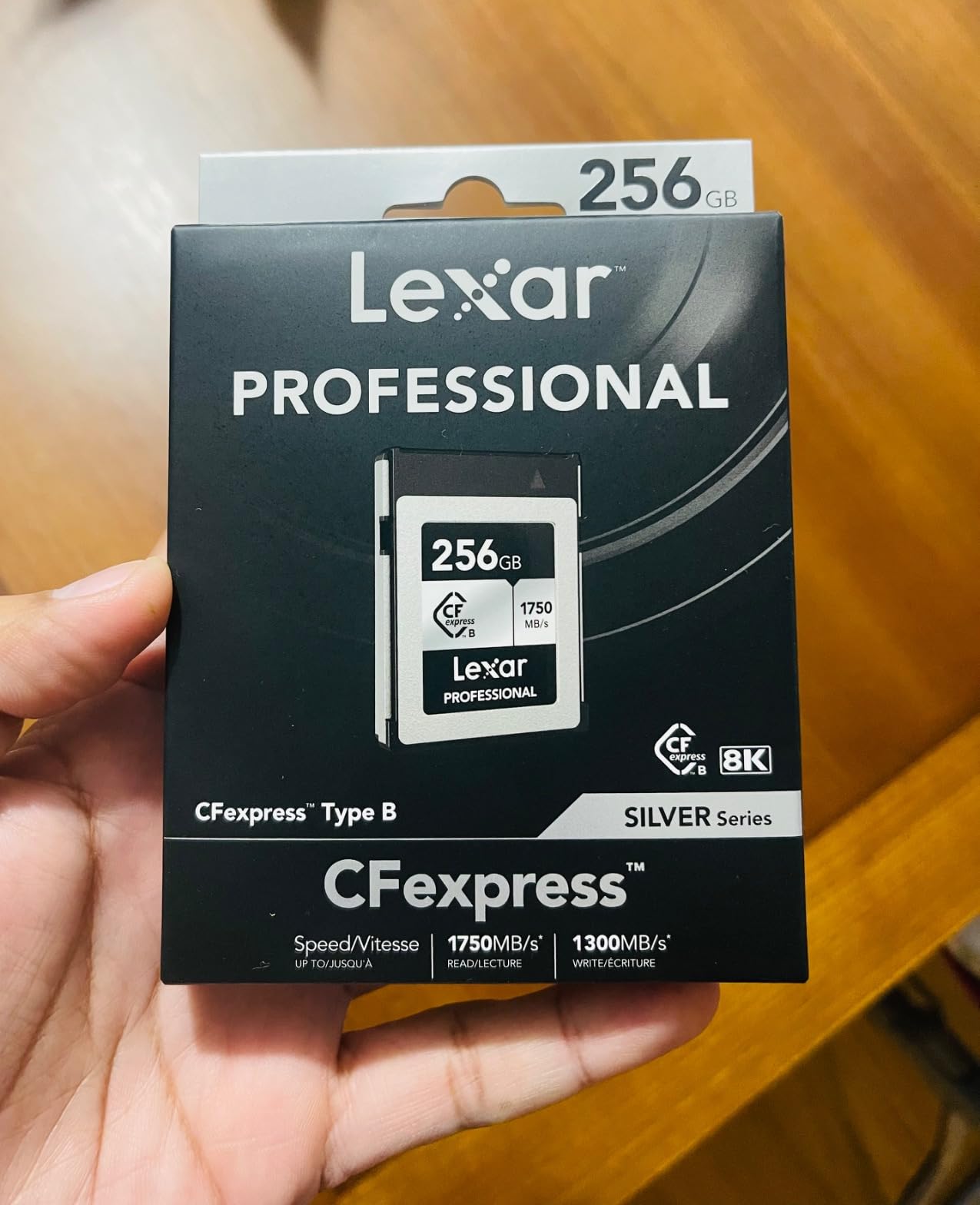 Lexar 128GB CFexpress Type B Silver 2.0 Card, 1750/1300 MB/s, 8K Video | Compatible w/ Cinema Cameras, DSLRs, For Photographers, Videographers, Backwards-compatible w/ XQD Cameras, LCXEXSL128G-RNENG customer photo 1