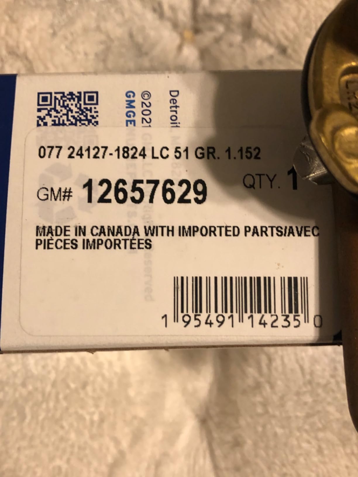 GM Genuine Parts 12657629 Engine Block Heater customer photo 1