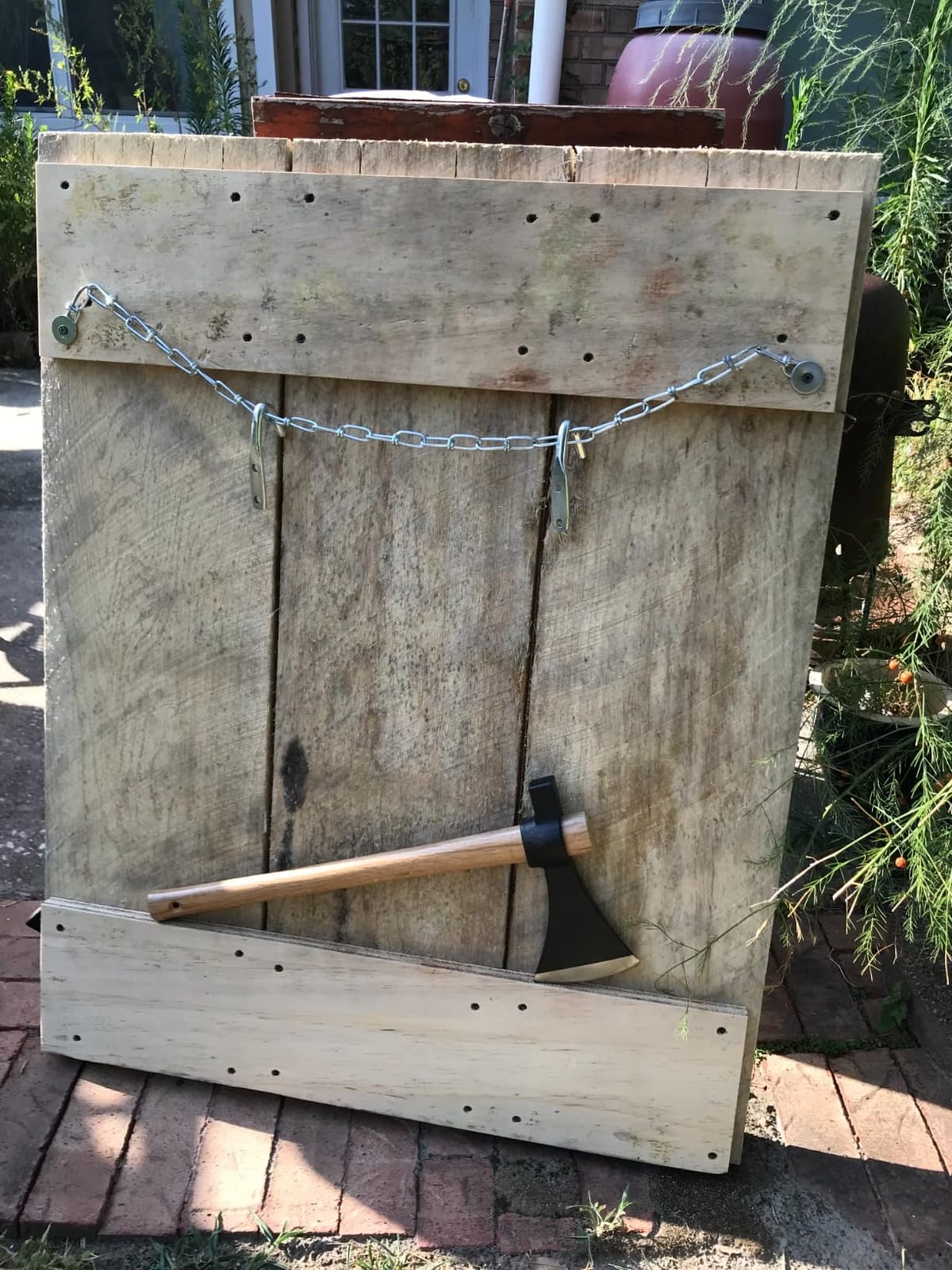 BIGSHOT Pro Heavy Duty Wooden Axe Throwing Target - Professional Grade 2