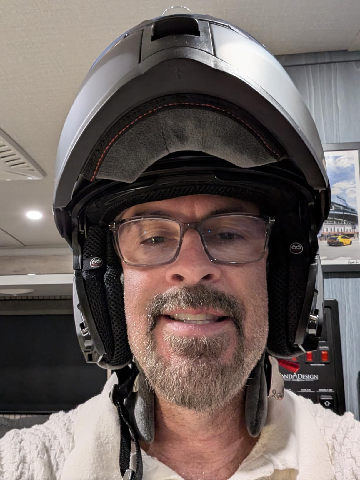 ILM Adult Motorcycle Modular Full Face Helmet Flip up Dual Visor 159(Matte Black,Large) customer photo 1