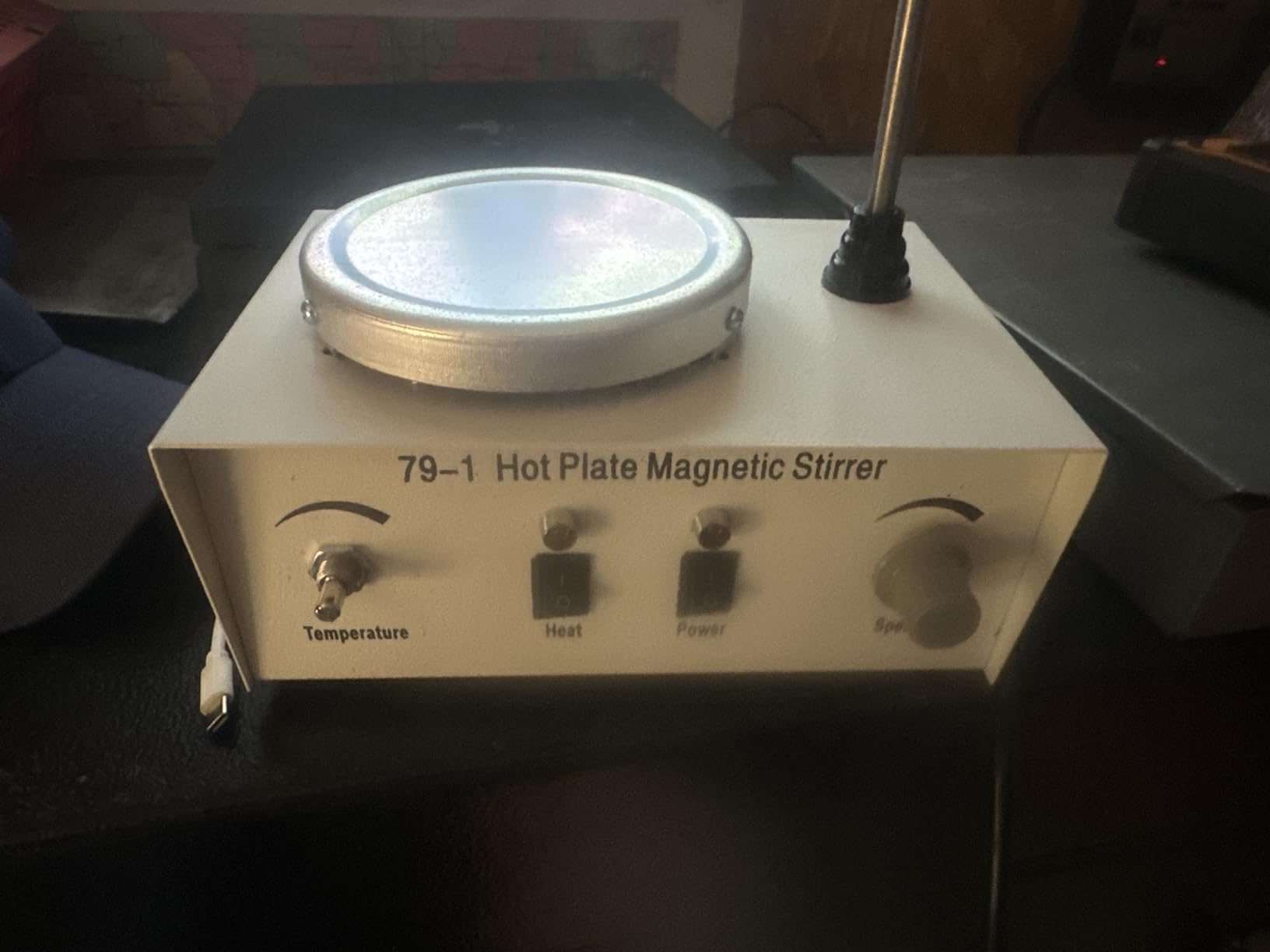 Slendor Magnetic Stirrer Hot Plate Mixer 79-1 Lab Stirrers Hotplate Max 2400 RPM Stir Plate with Stir Bar and Support Stand customer photo 1