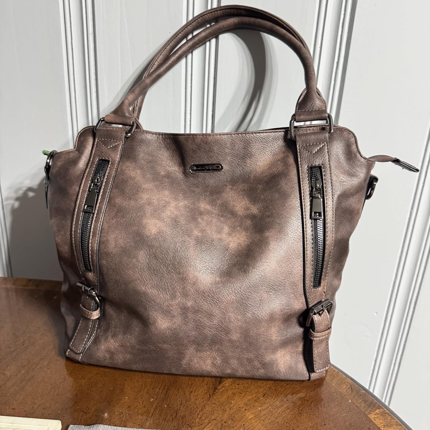 CLUCI Purses for Women, Large Hobo Bags, Multiple Pockets Tote Handbags, Water Repellent Shoulder Bag with Adjustable Strap customer photo 2