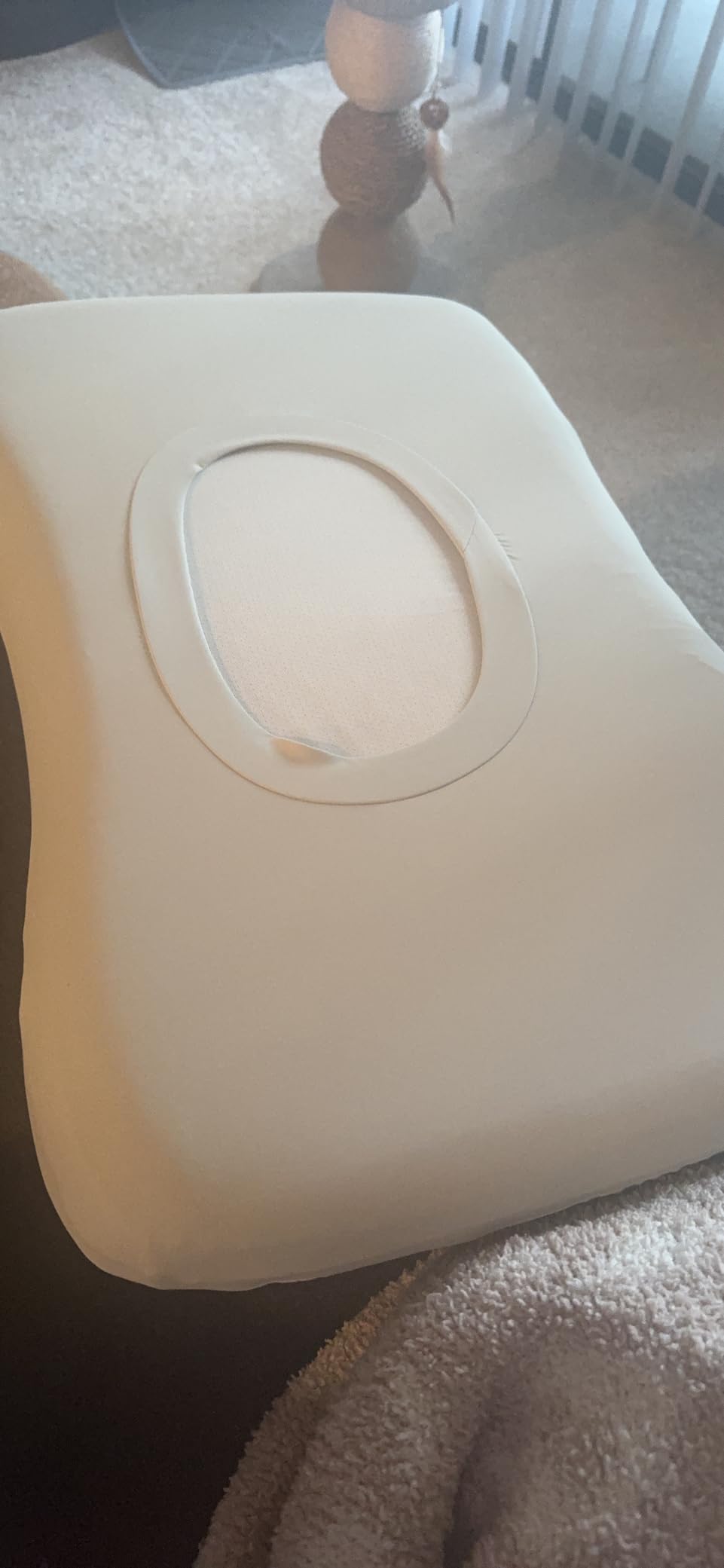 C CUSHION LAB Deep Sleep Pillow, Patented Ergonomic Contour Design for Side & Back Sleepers, Orthopedic Cervical Shape Gently Cradles Head & Provides Neck Support & Shoulder Pain Relief - Calm Grey customer photo 1