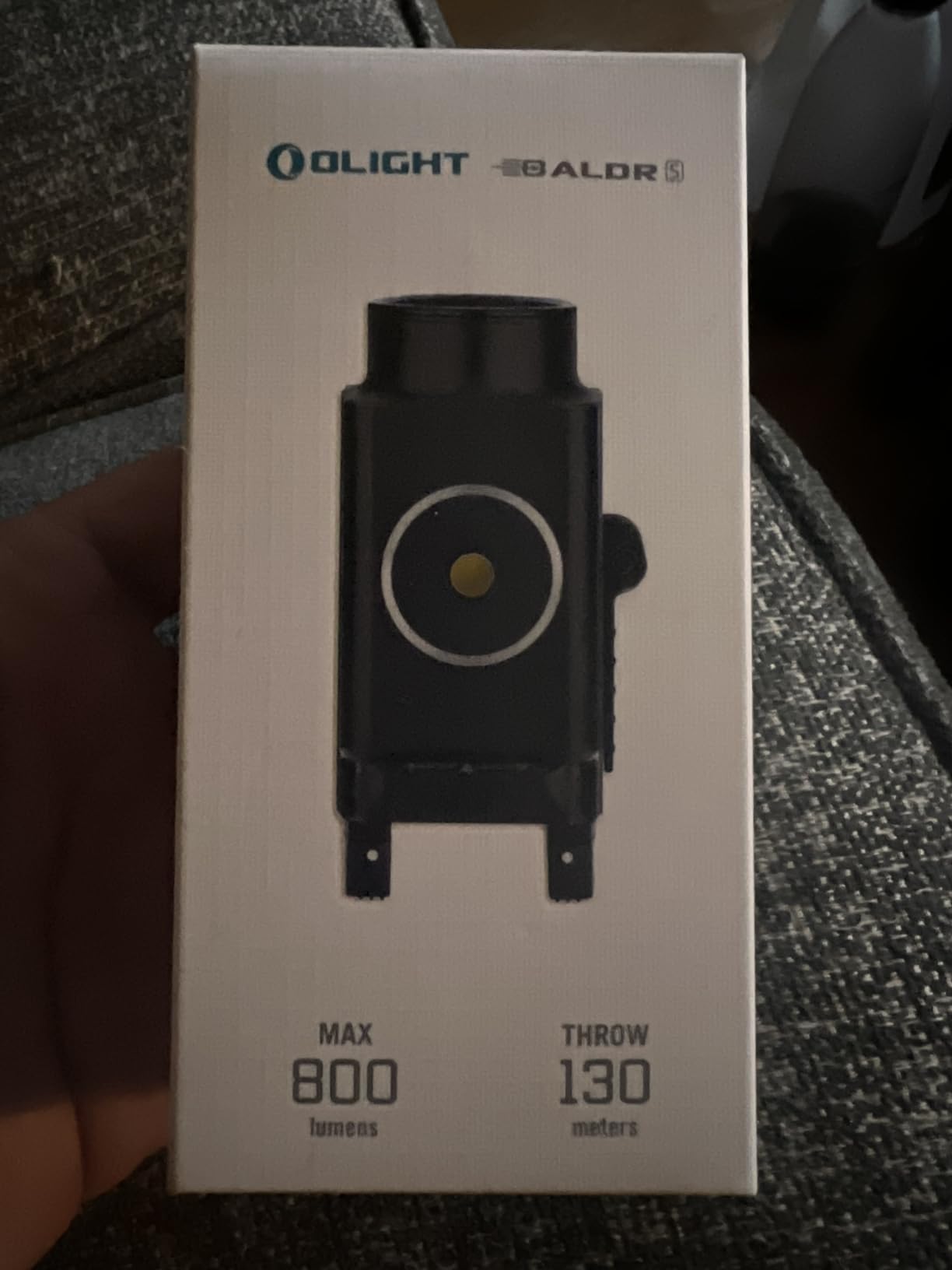 OLIGHT Baldr S Compact Rechargeable Tactical Flashlight Green Beam Combo 800 Lumens, Sliding Rail Weaponlight, Fits 1913 & GL Rail customer photo 1