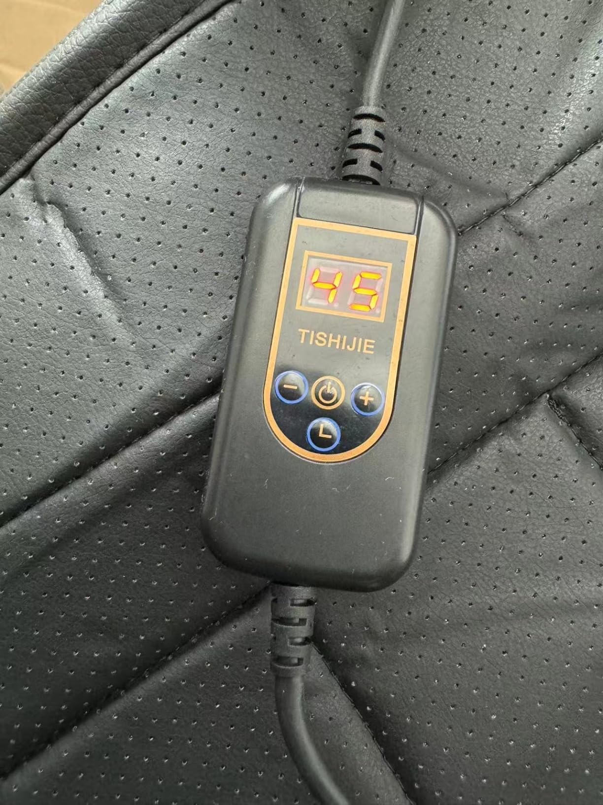 Heated Seat Cushion for Office Chair with Temperature Control and Timer, Back and Seat Heating - for Office/Home Use customer photo 2