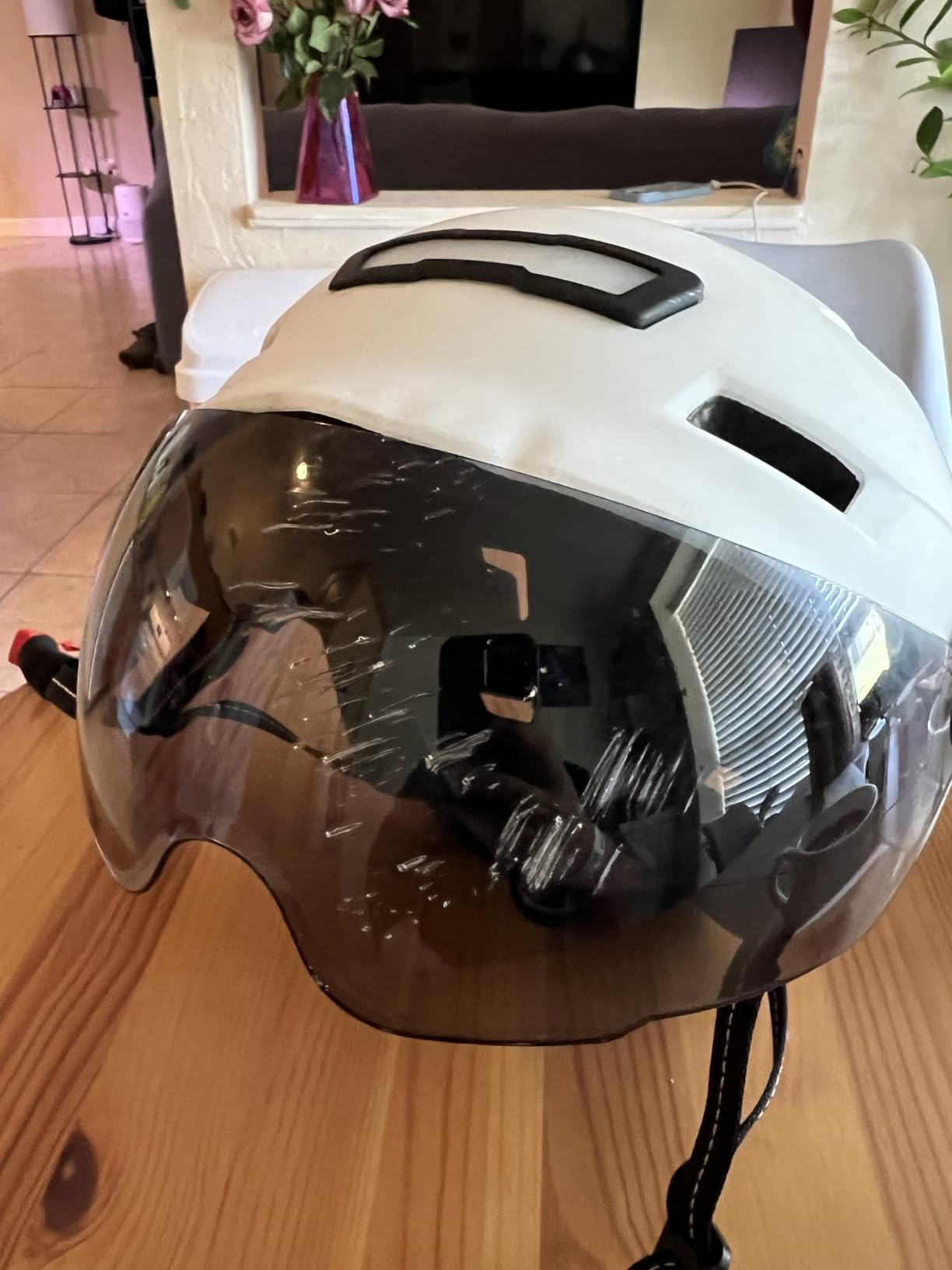 ILM Adult Bike Helmet with LED Front Back Light Bicycle Helmets E3-10L customer photo 2