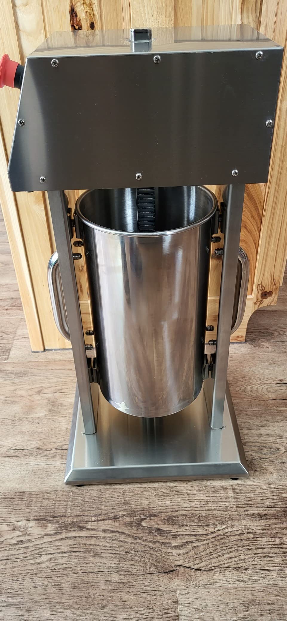 Hakka Commercial 22LB Stainless Steel Electric Sausage Stuffer and Vertical Sausage Filling Maker customer photo 1