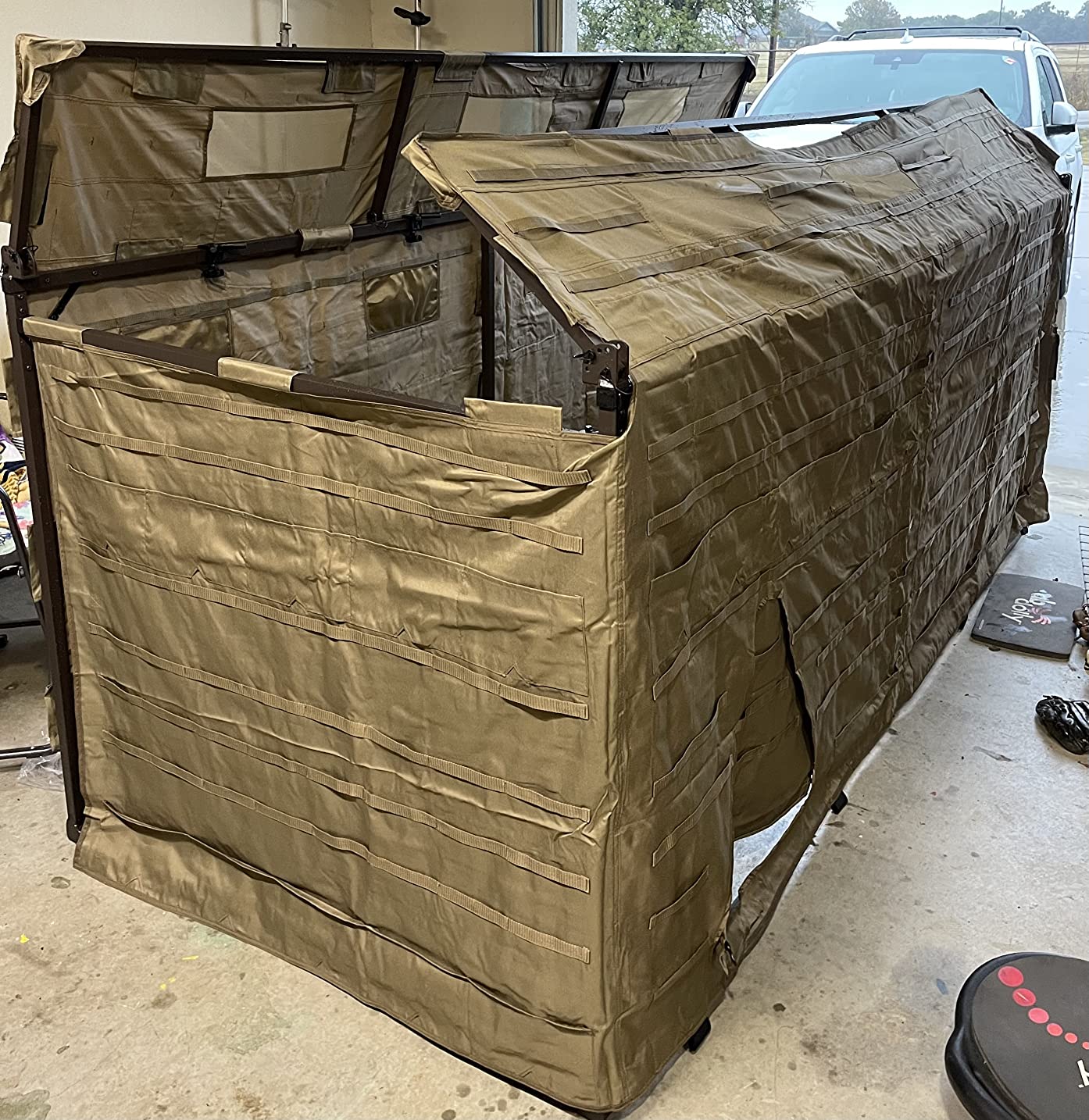 ALPS OutdoorZ Alpha Waterfowl Blind - Durable Hunting Blind, with Push Open Shooting Doors, Full-Length Side Access, Removable Gun Rests, Mesh Pockets, and Dog Doors customer photo 1