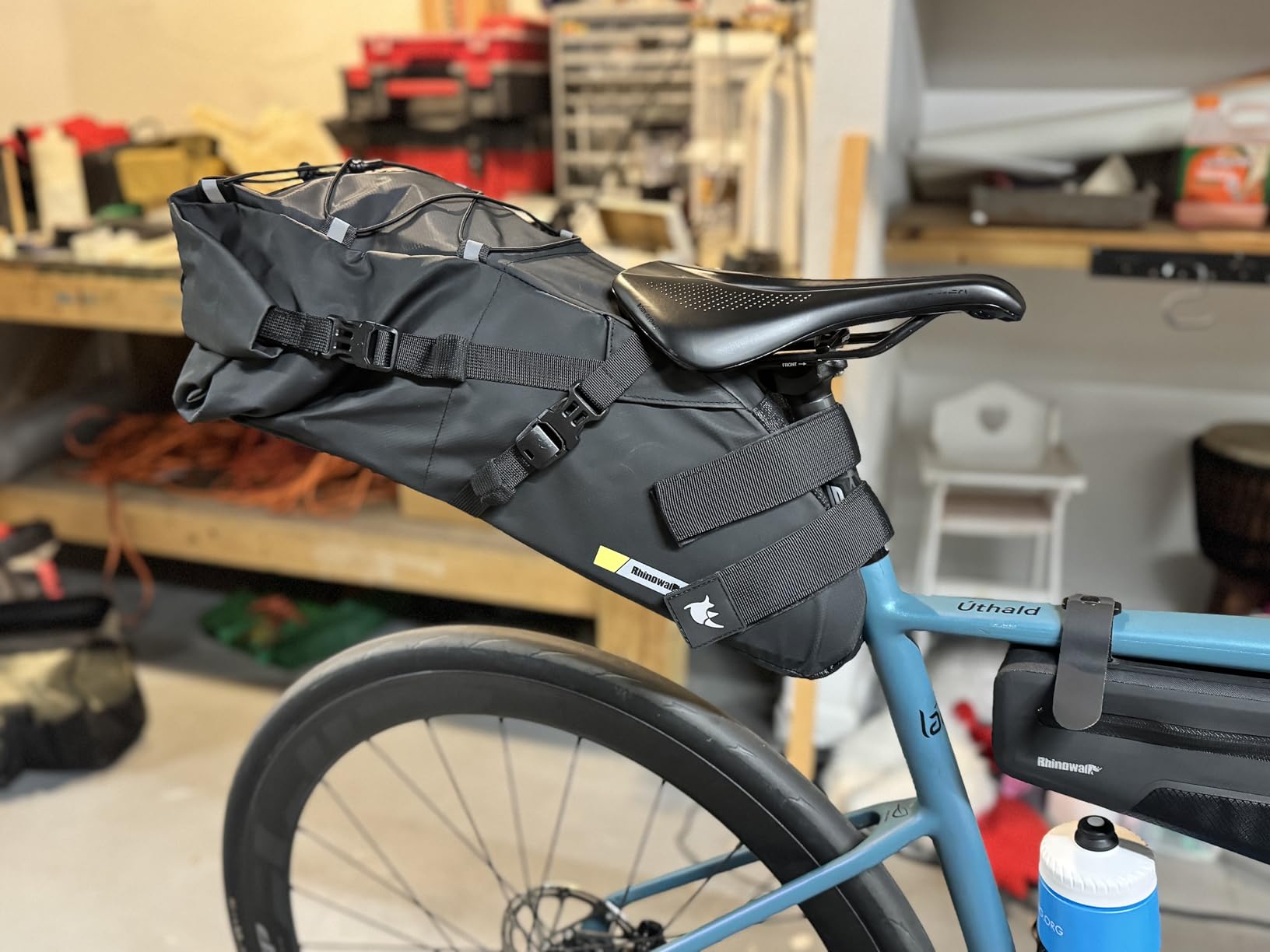 Rhinowalk Waterproof Bike Saddle Bag 13L - Under Seat Storage for Mountain Road Biking and Commuting Trips customer photo 2