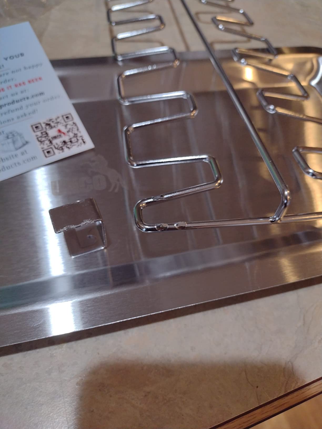 UNCO- Chicken Leg Rack for Grill with Drip Pan, 14 Slots Stainless Steel, Chicken Wing Rack for Smoker, Chicken Drumstick Rack, Chicken Stand for Smoker, Chicken Drumstick Holder, Grill Rack. customer photo 2
