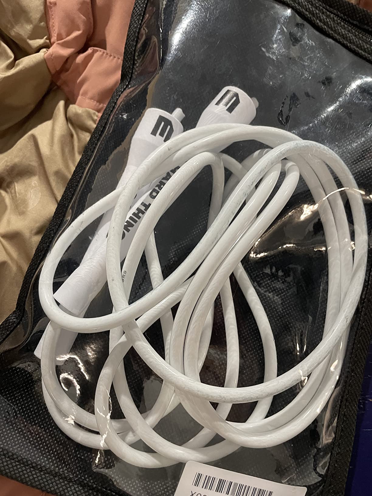 Elite Jumps 6mm PVC Jump Rope, Adjustable Skipping Rope | Non-kinking PVC cord. Unbreakable handles. Smooth rotation. For cardio and boxing. customer photo 1