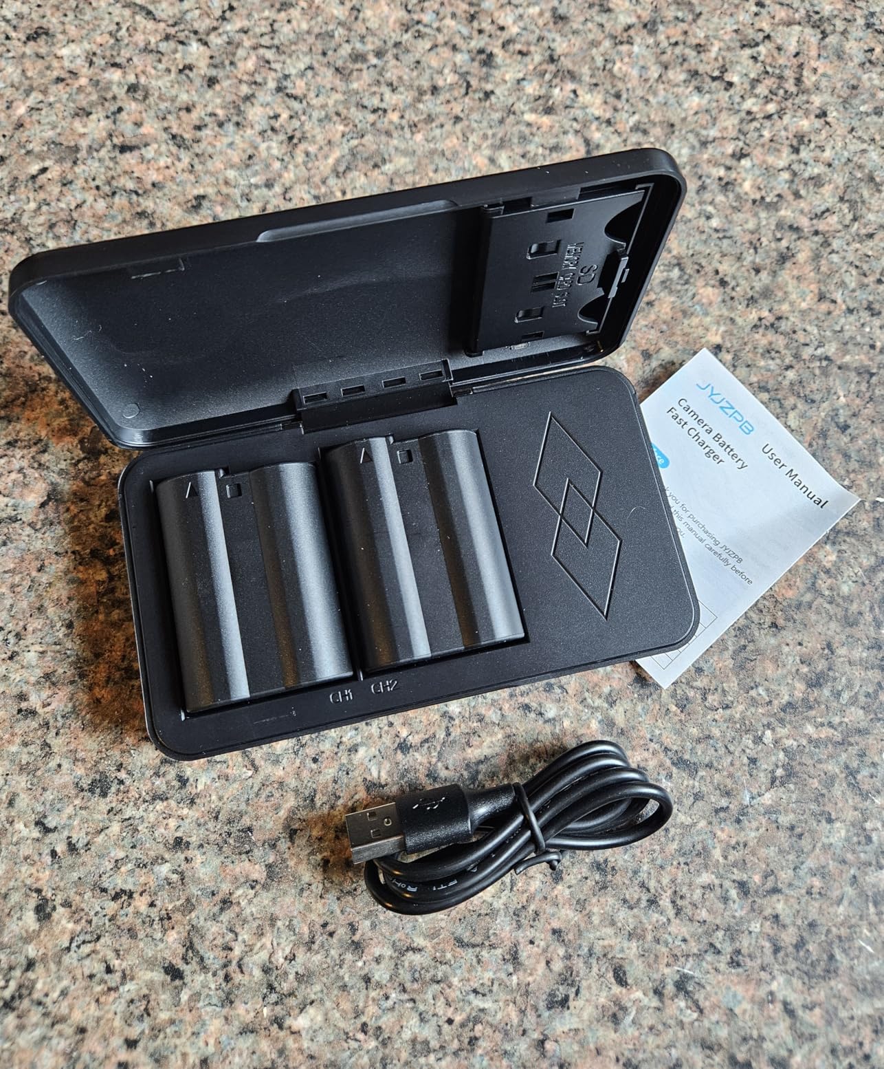 JYJZPB 2 Pack EN-EL15C Batteries and Charger Case for Nikon Cameras customer photo 2