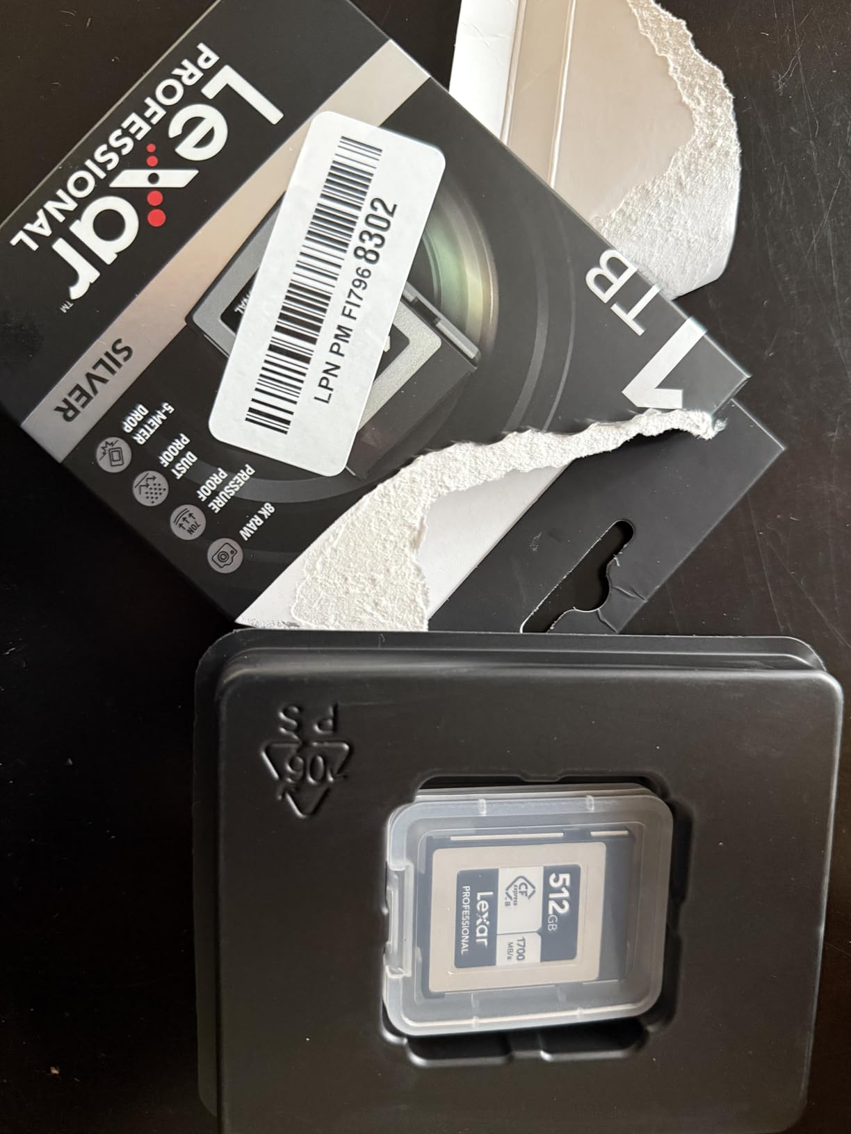 Lexar 256GB CFexpress Type B Silver 2.0 Card, 1750/1300 MB/s, 8K Video customer photo 2