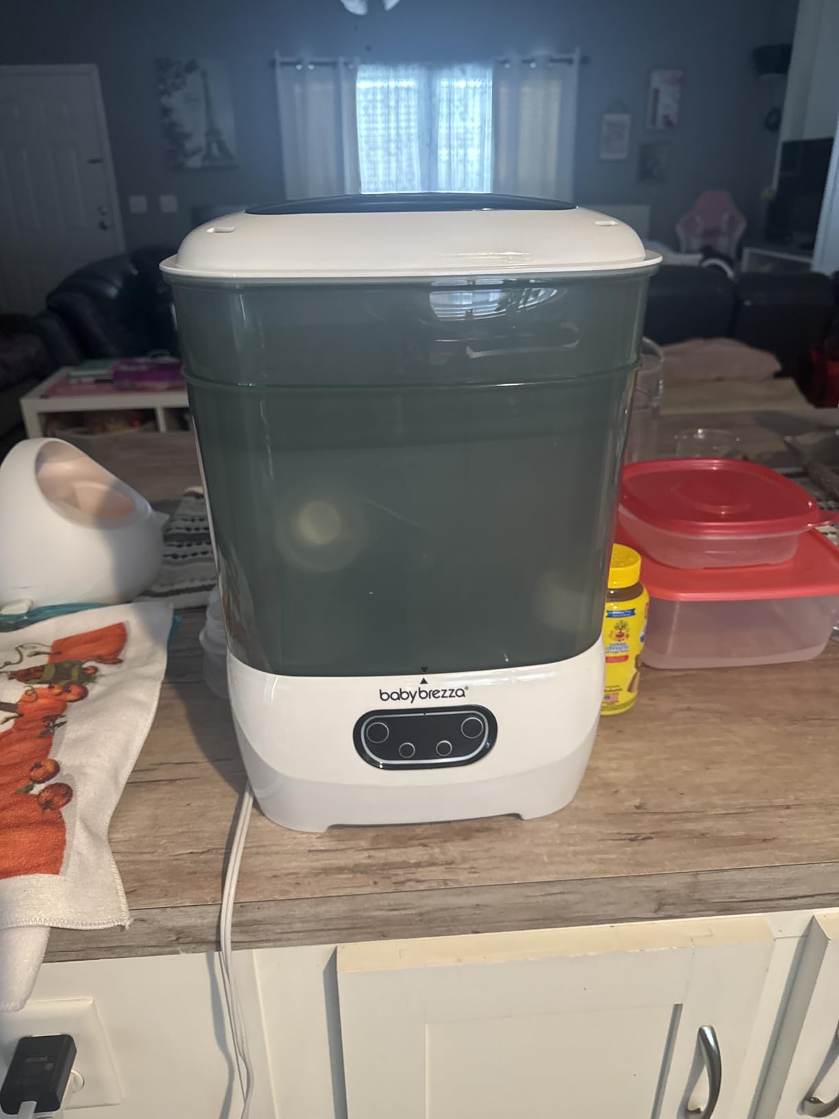 Baby Brezza Bottle Sterilizer and Dryer Advanced - Largest Capacity | 33% Faster Cycle Time, Universal Sterilization Machine for All Bottles + Pump Parts, Steam Sanitizer, HEPA Air Filter customer photo 2