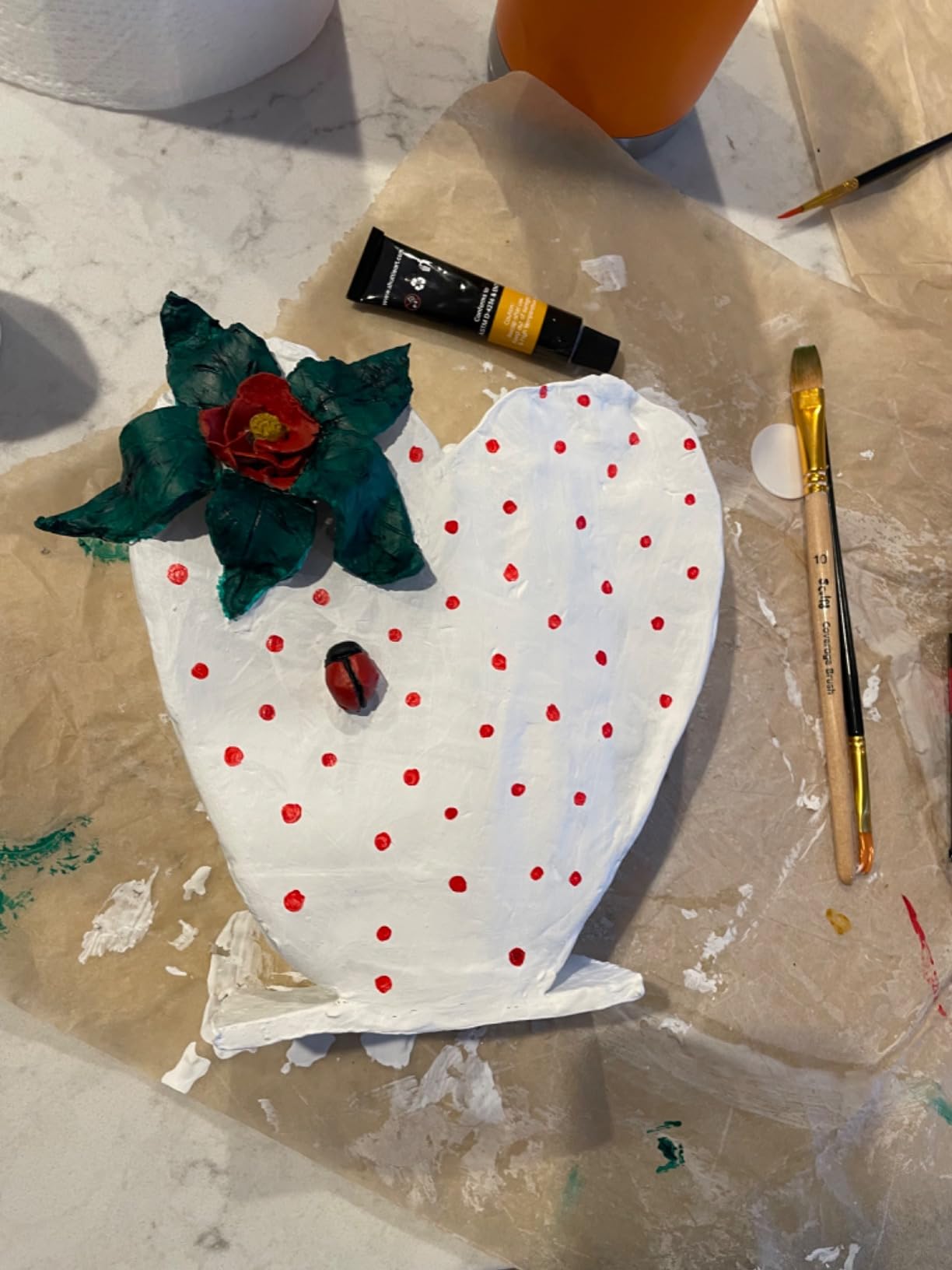 Sculpd - The Original Pottery Kit for Adults - Air Dry Clay for Adults, Tools, Varnish, Paints, Brushes, Couples Date Night Arts & Crafts Set, Gloss Varnish customer photo 2