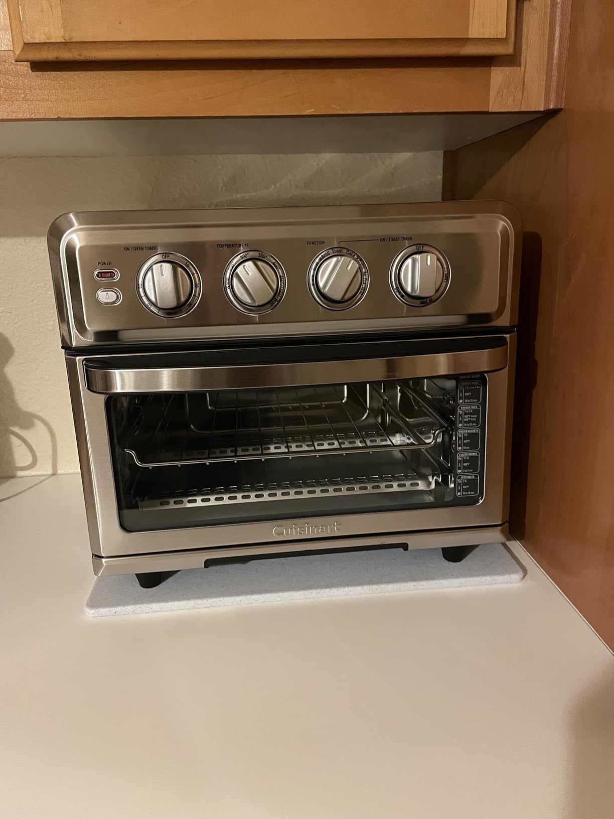 Cuisinart Air Fryer Toaster Oven, 8-in-1 with Air Fry, Convection, Broil & Warm customer photo 2